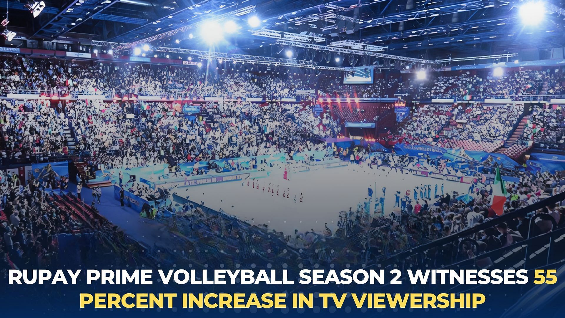 An engaged stadium in season 2 of PVL. ( Image via Sportskeeda)