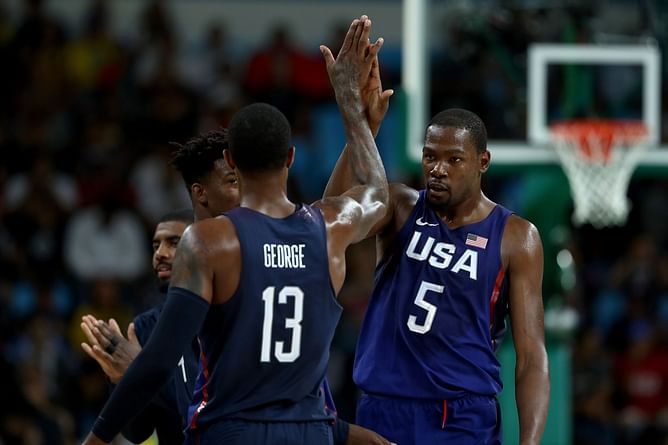 "Both of those guys don’t have a flaw" - Andre Iguodala hails Paul George and Kevin Durant