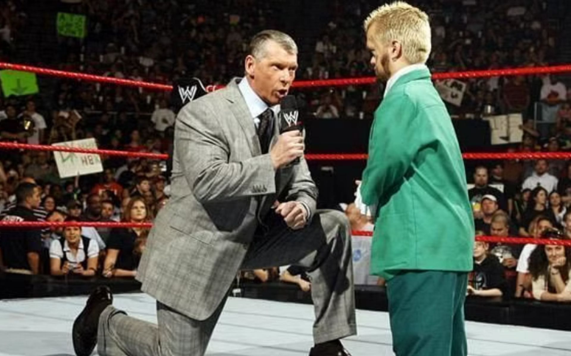 Hornswoggle was cited to be Vince McMahon's son from one of his many relationships