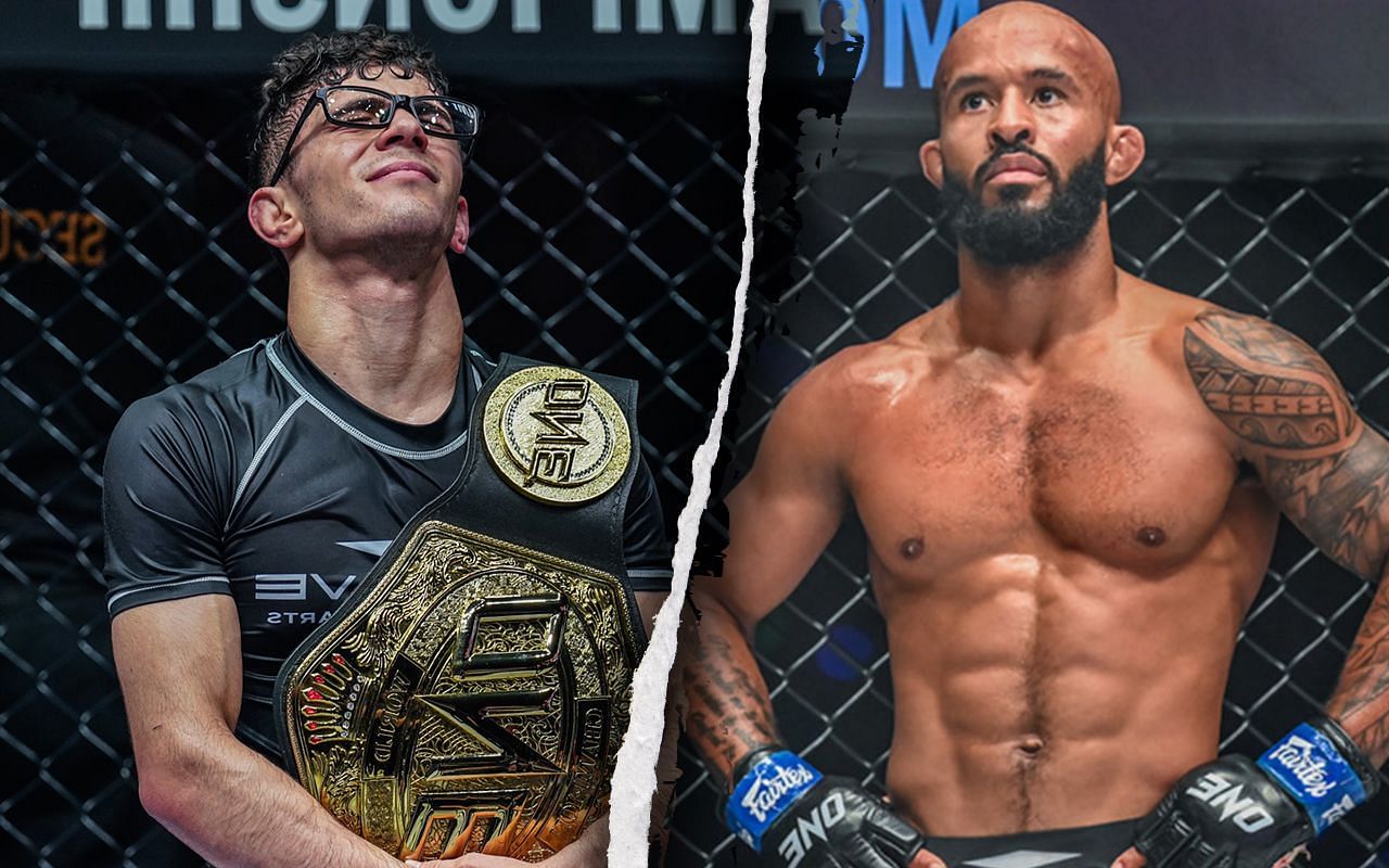 (left) Mikey Musumeci and (right) Demetrious Johnson [Credit: ONE Championship]