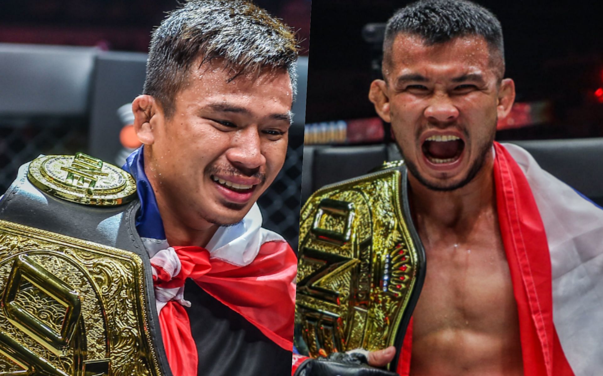 Superlek (R) and Nong-O (L) | Photo by ONE Championship