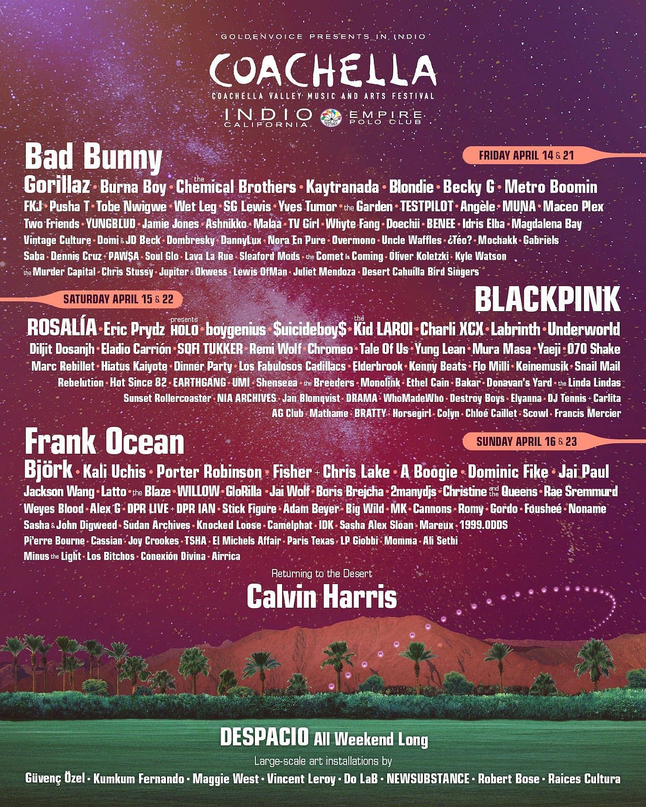 Coachella 2023 Date, Lineup, time, and more explored