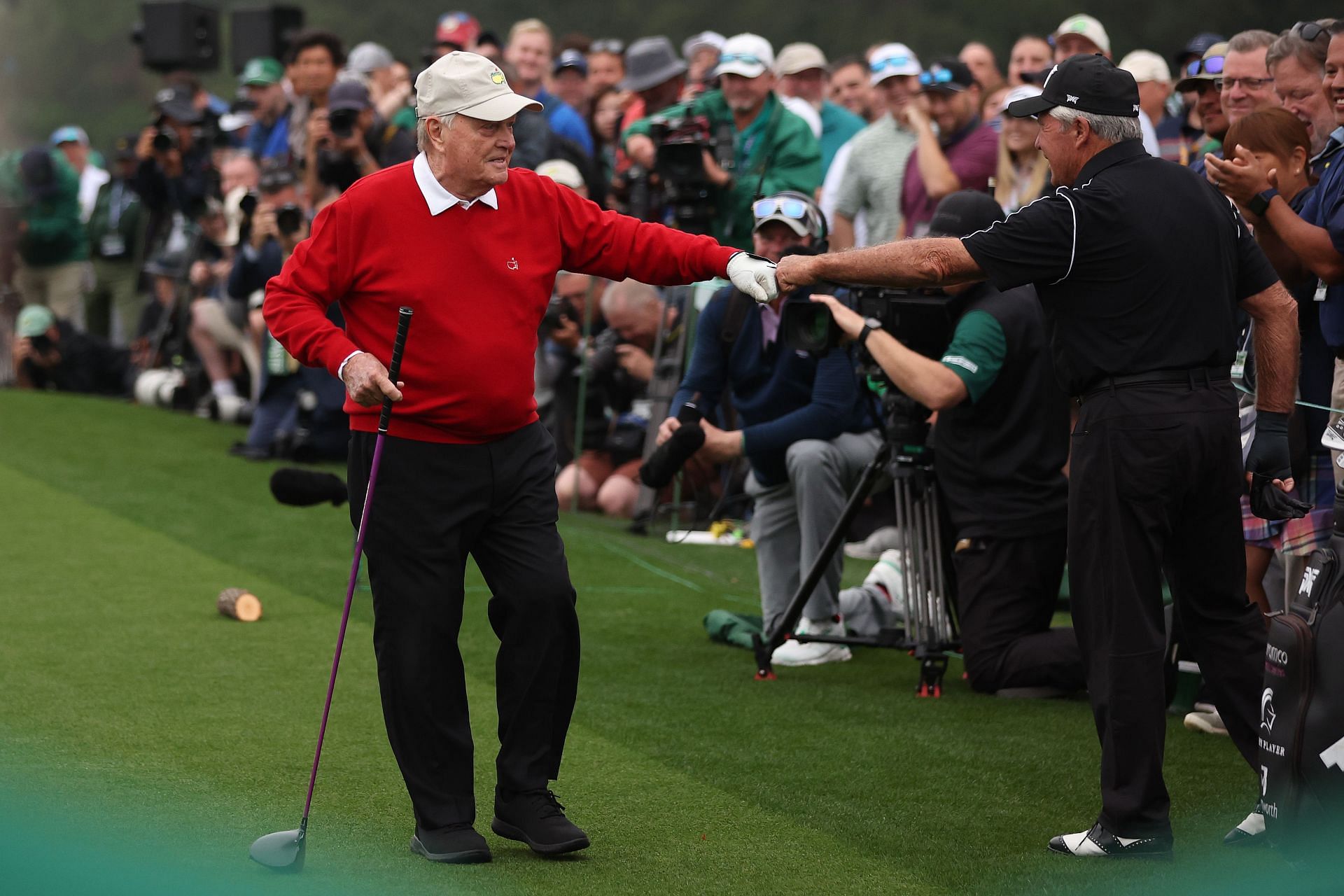 Gary Player at the The Masters - Round One (Image via Getty)