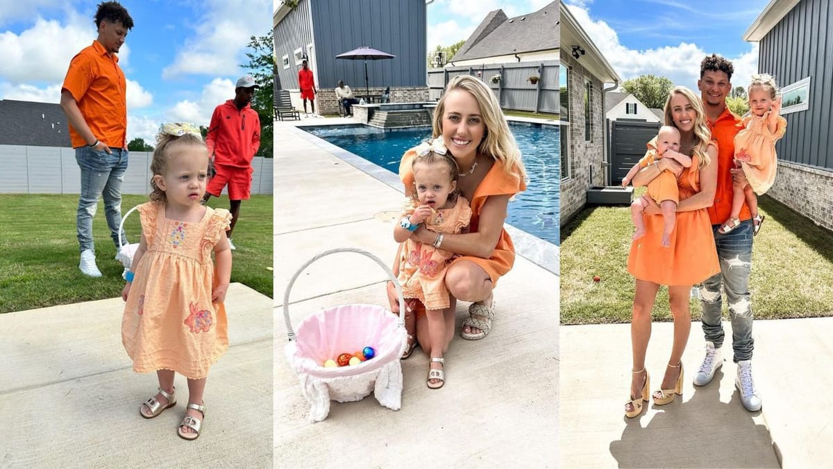 IN PHOTOS Patrick Mahomes and Brittany Matthews celebrate Easter with