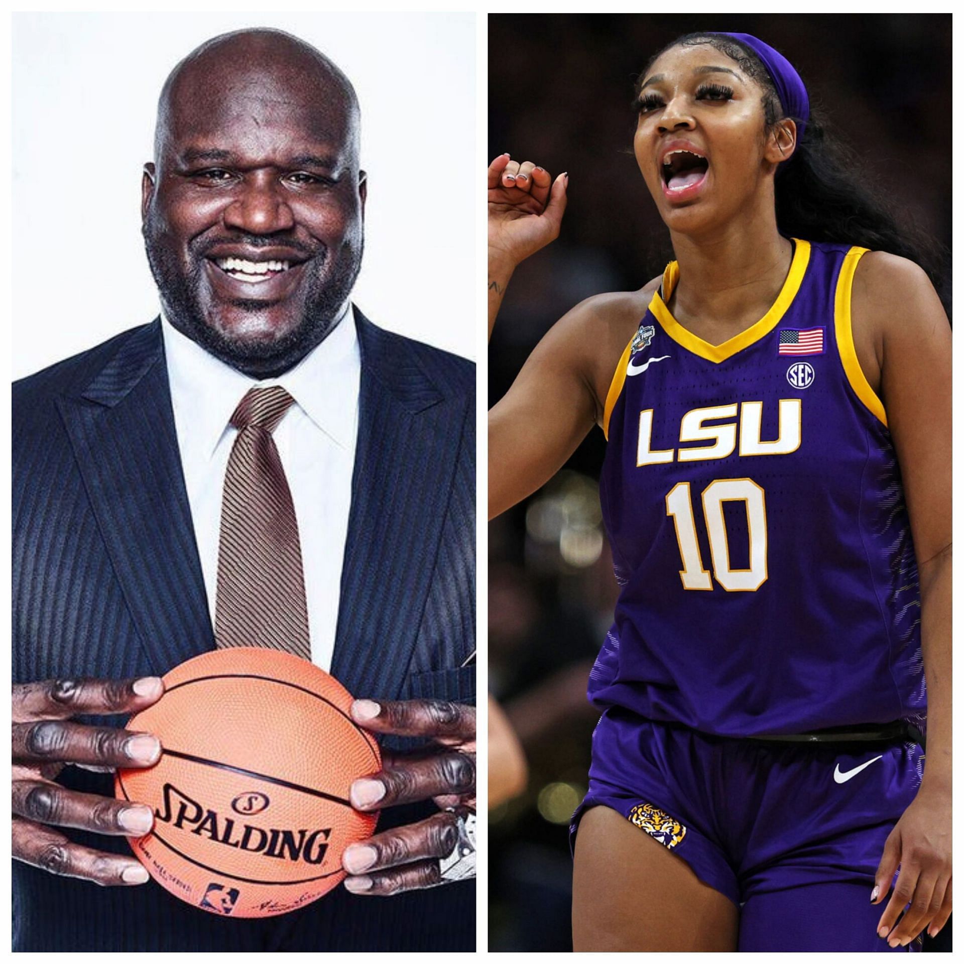 LSU Legend Shaq Shares High Praise for LSU's Angel Reese (Video)