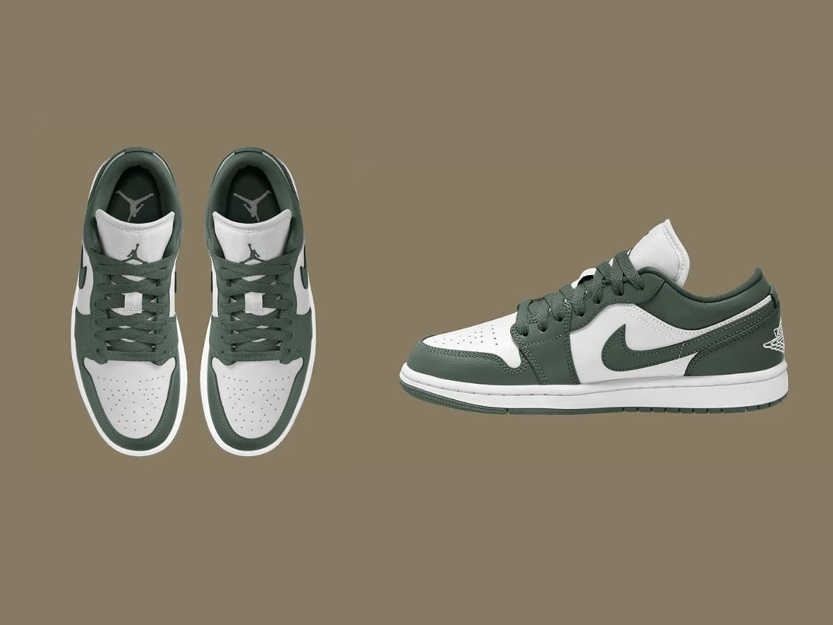 Here&#039;s a detailed look at the upcoming AJ 1 Low shoes (Image via Nike)