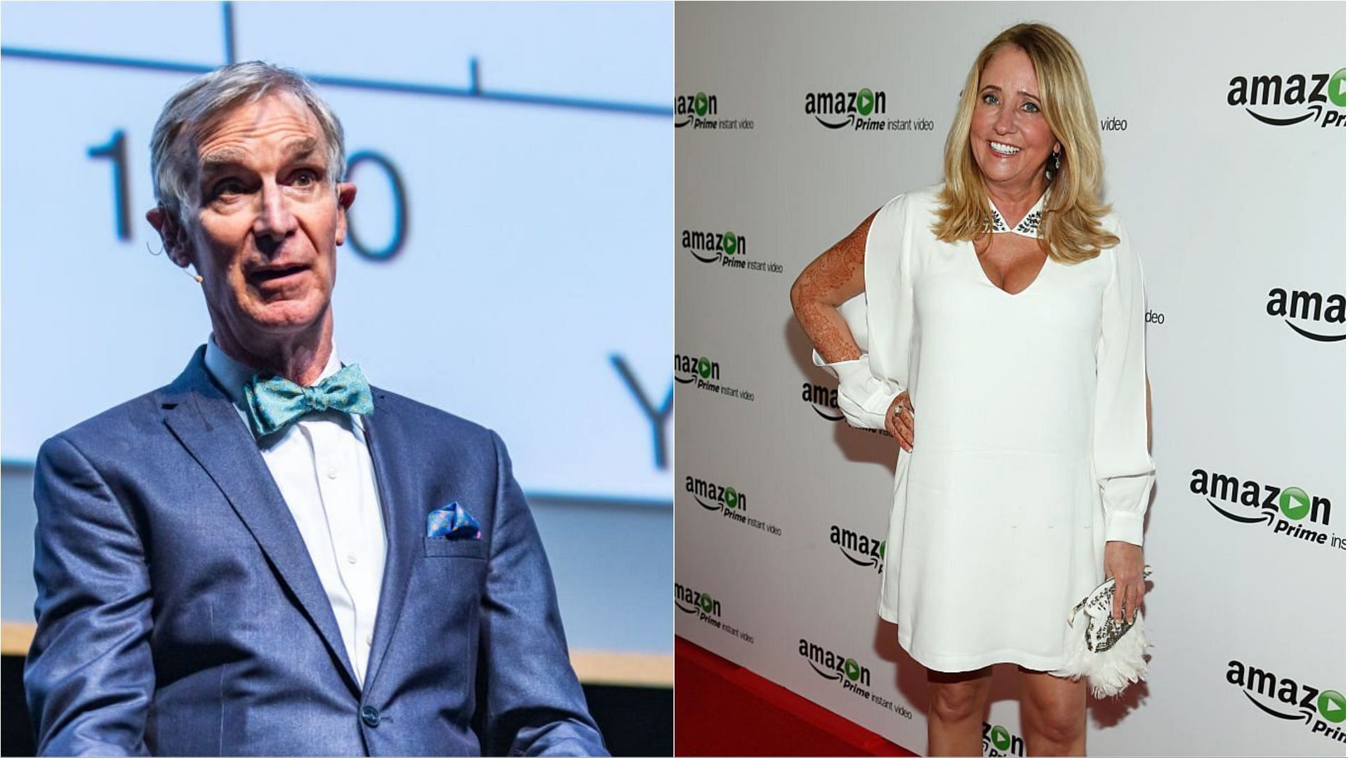 Bill Nye issued a restraining order against VBlair Tindall (Images via Brian Ach and Mathew Tsang/Getty Images)