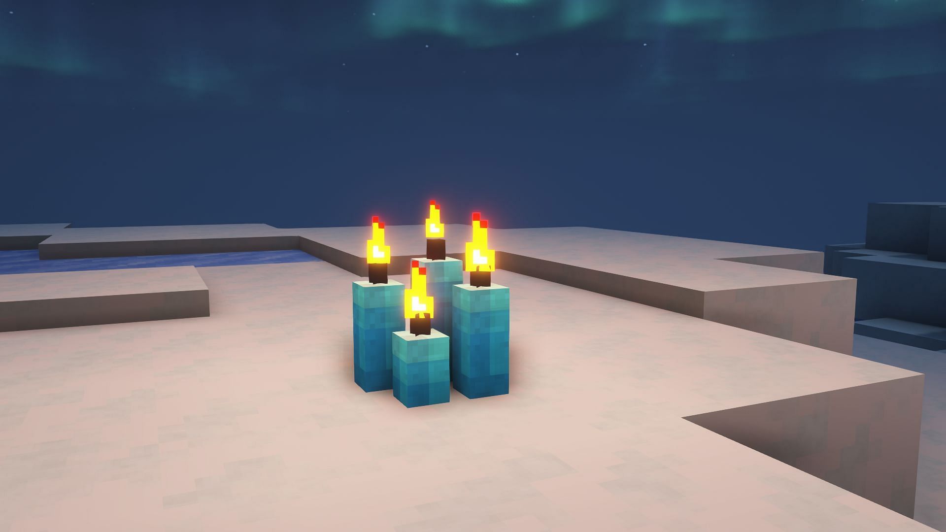 Candles produce less light but are great for creating a mellow and cozy ambiance in Minecraft (Image via Mojang)