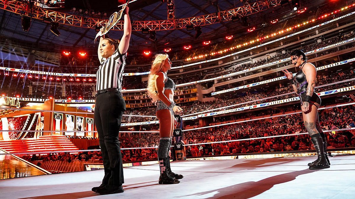 Charlotte Flair and Rhea Ripley competed in the longest women