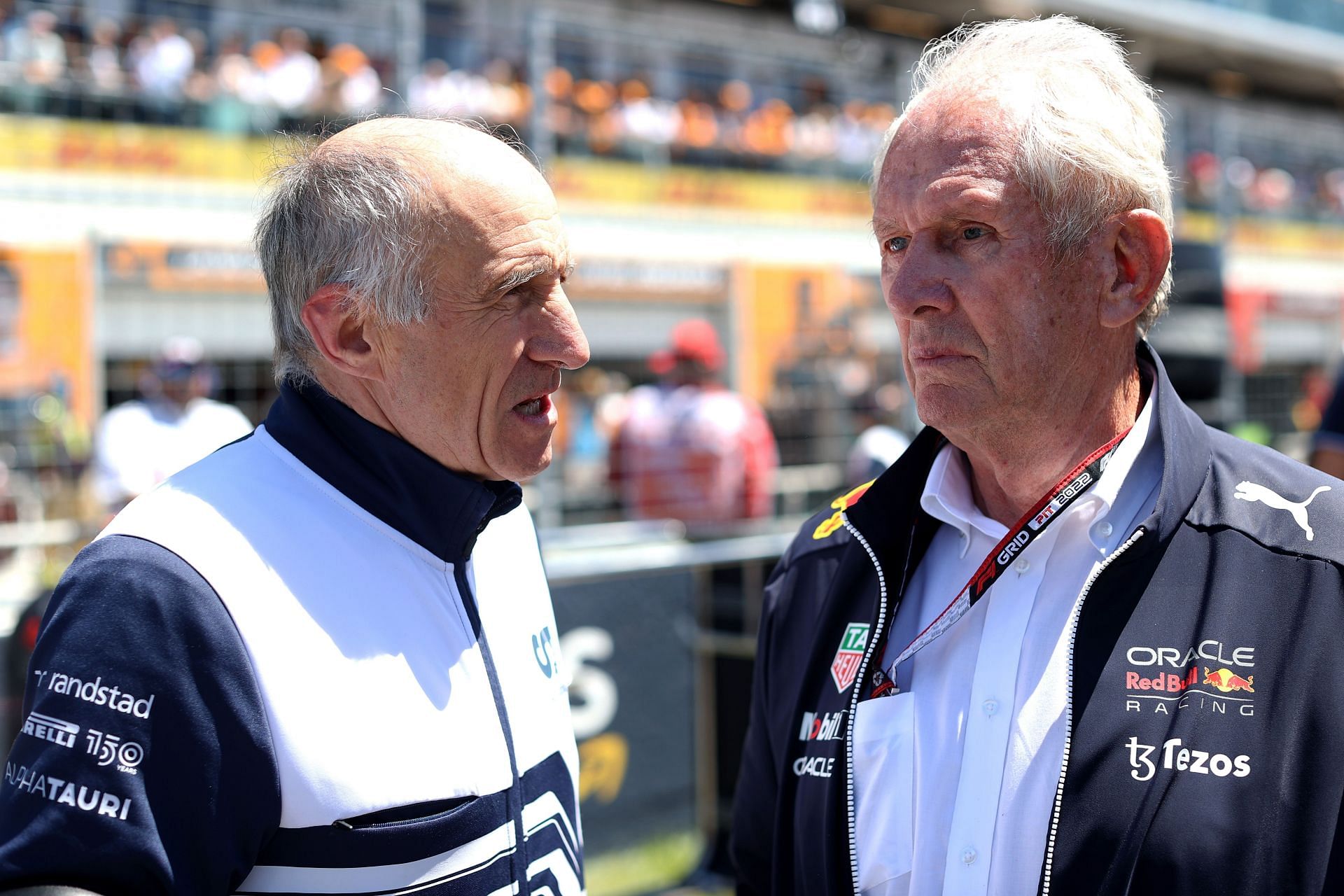 Franz Tost and Helmut Marko