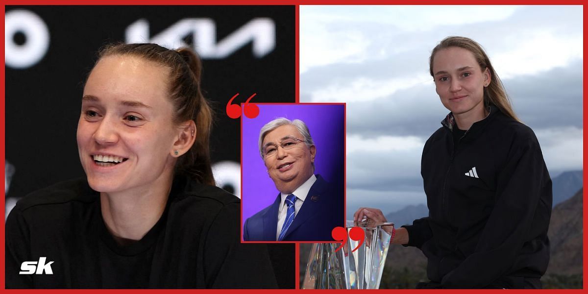 Kazakh President Kassym-Jomart Tokayev congratulated Elena Rybakina over her successful start to the 2023 season.