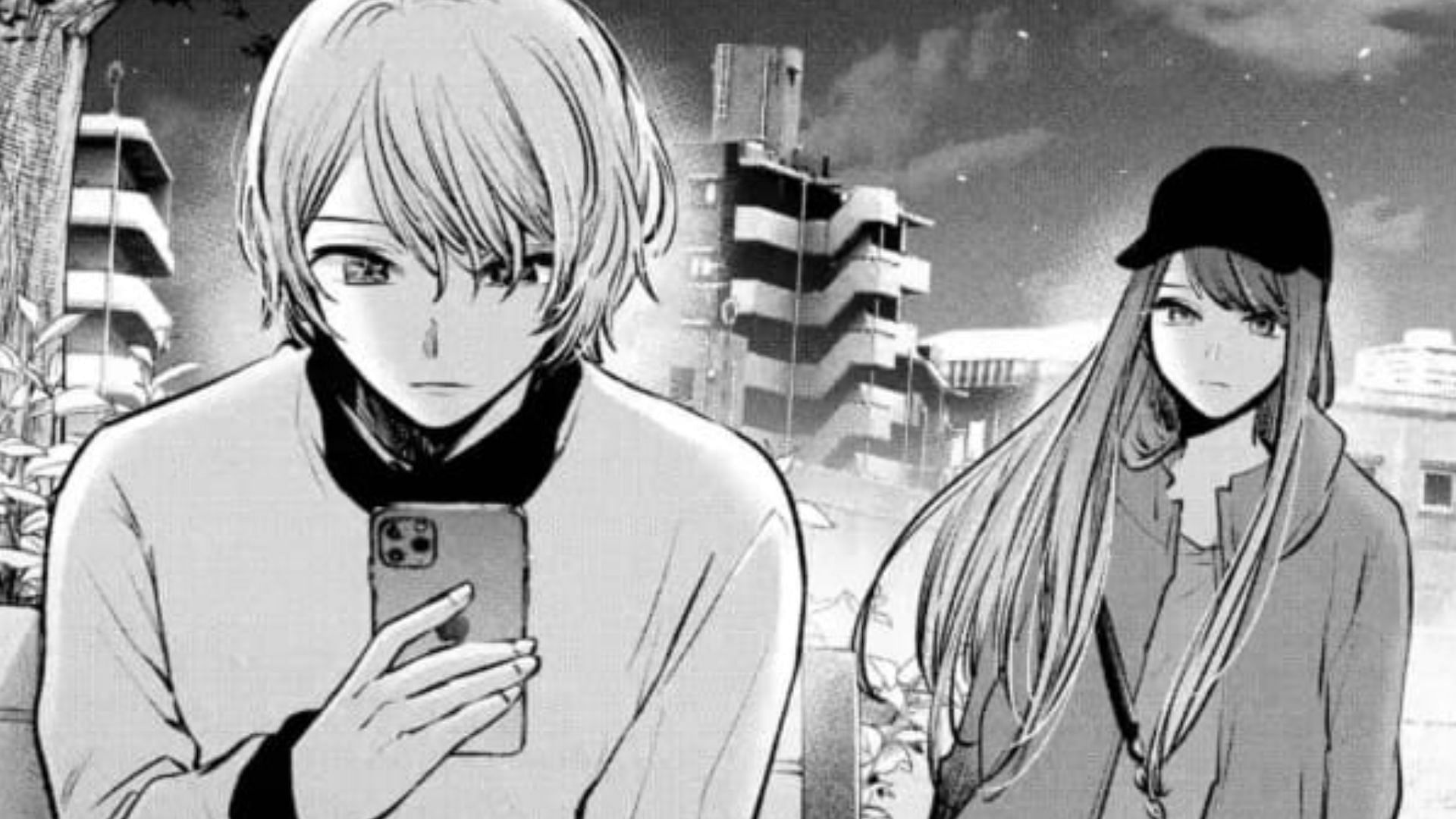Aqua and Akane as seen in Oshi No Ko chapter 116 (Image via Shueisha)