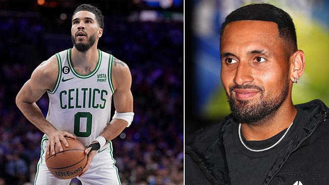 Nick Kyrgios reacts to Jayson Tatum becoming first Celtic to average 30+ points per game