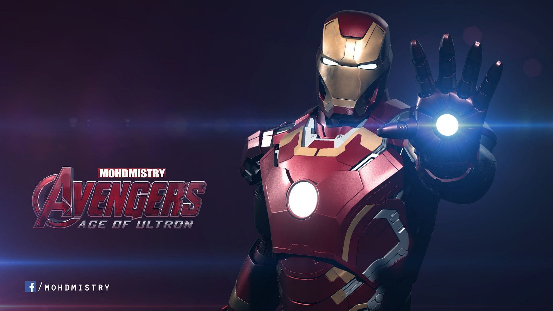 The Iron Man suit Mark XLIII (Image via Marvel)