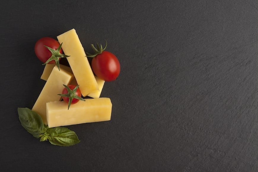 String cheese is often made from mozzarella.(Image via Unsplash/Onder Ortel)