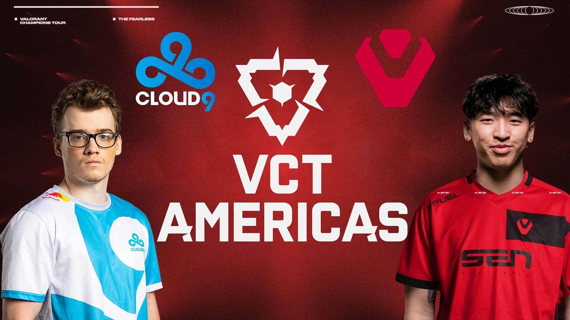 Sentinels vs Cloud9 at VCT Americas League 2023 (Image via Sportskeeda)