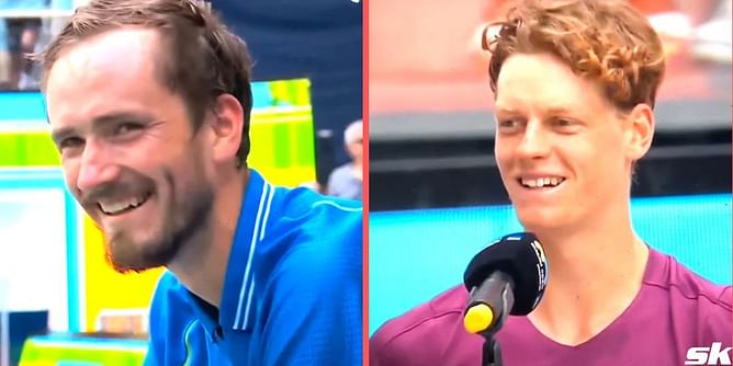Jannik Sinner pokes fun at Daniil Medvedev's clay prowess after Miami Open loss