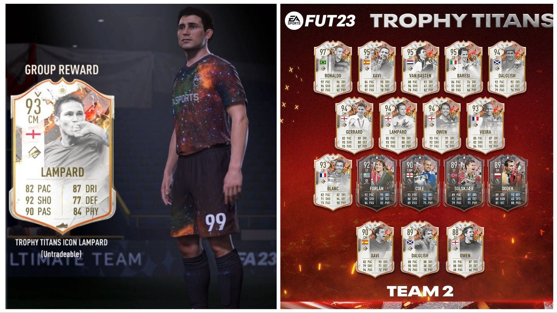 Trophy Titans Lampard objective is live in FIFA 23 (Images via EA Sports)