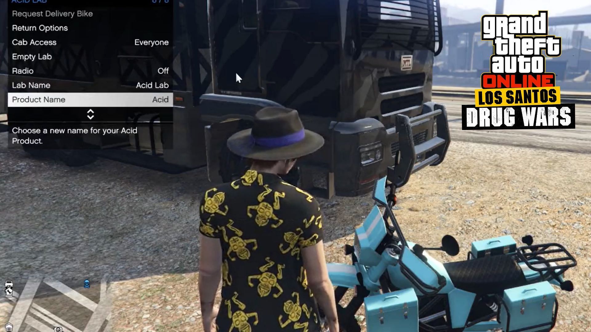 The Acid Lab has more functions to be released in GTA Online (Image via Twitter:@WildBrick142)