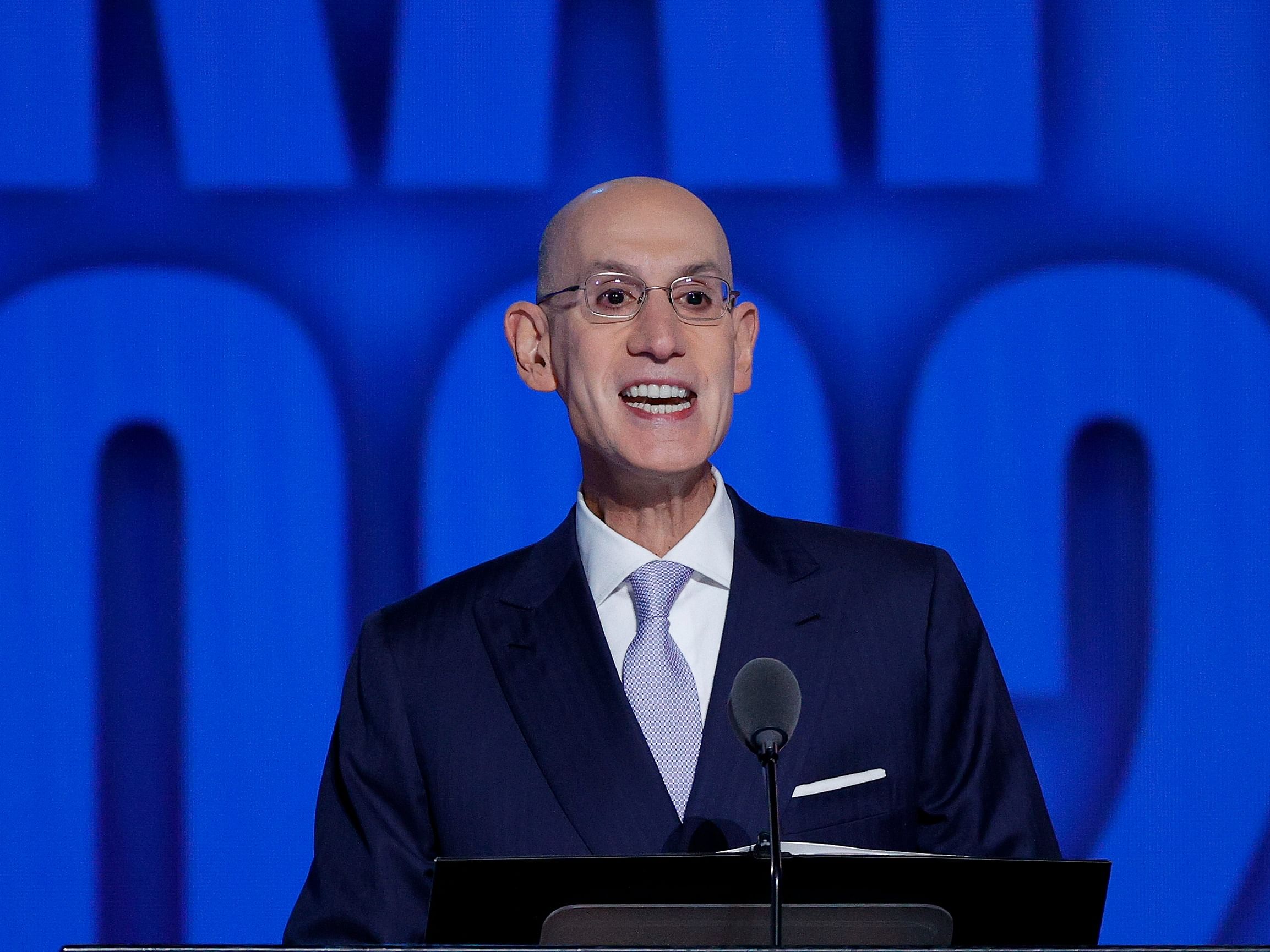 NBA commissioner Adam Silver. 