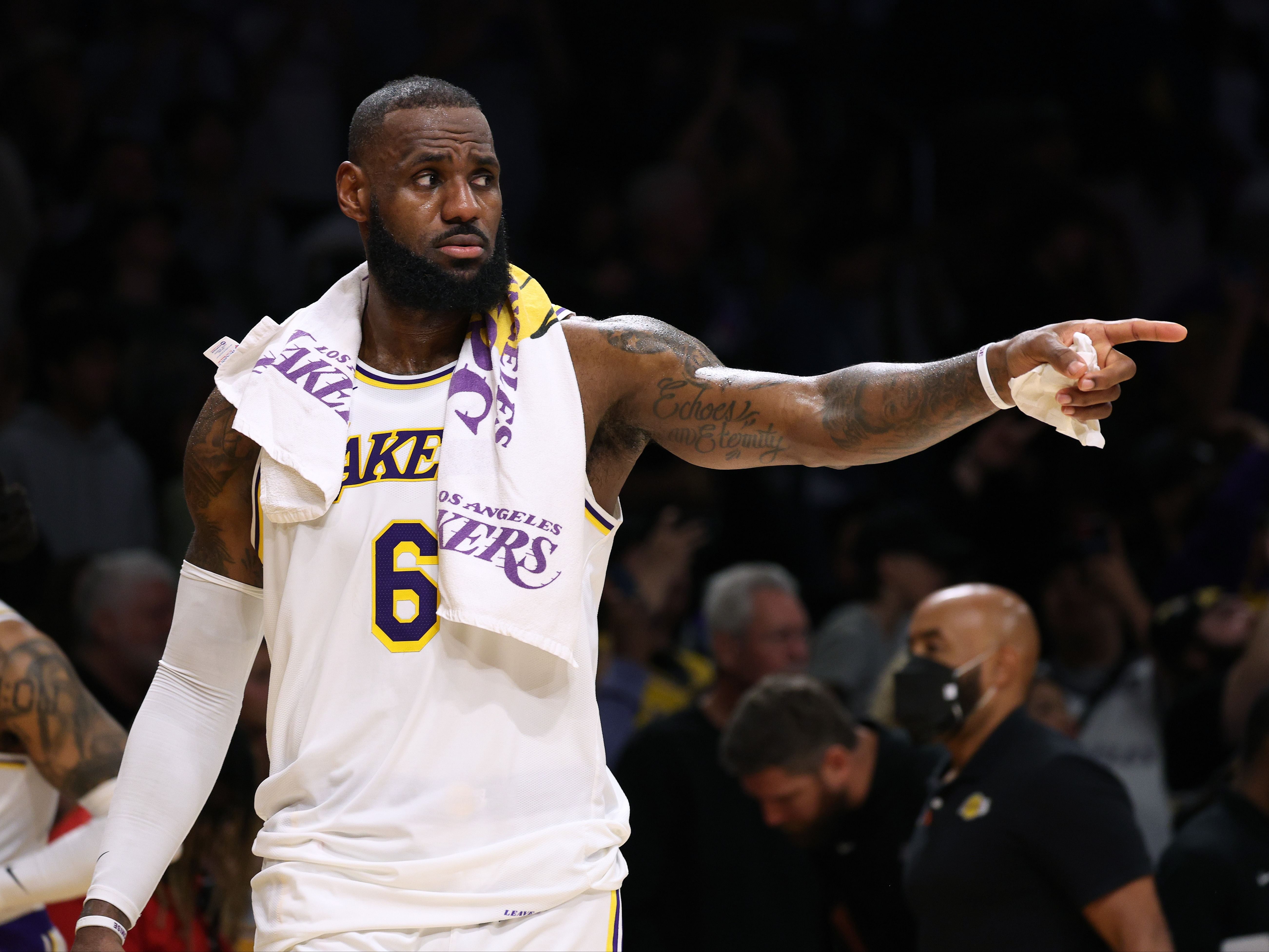 Lebron James Los Angeles Lakers Unsigned Dunk vs. Grizzlies in Game 4 of The 2023 NBA Playoffs Photograph