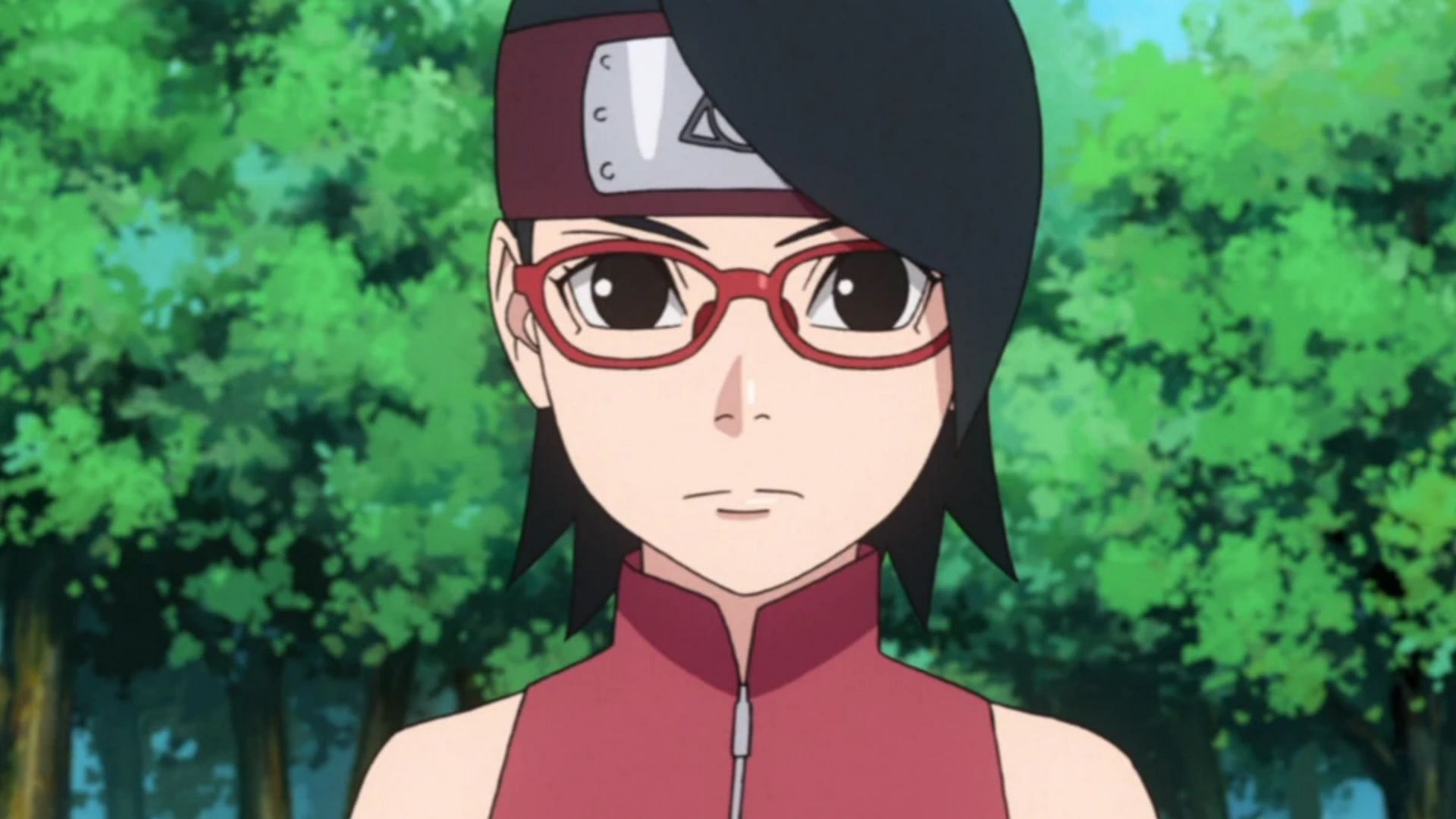 A still of Sarada in Boruto (Image via Pierrot Studio)