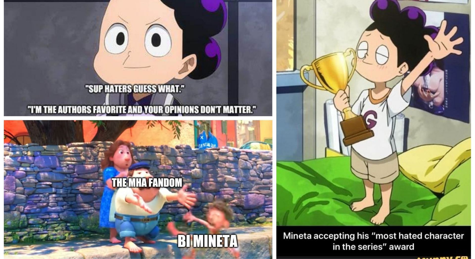 A collection of Mineta memes (Image via Sportskeeda)