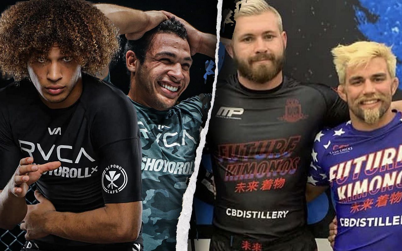 The Ruotolo twins (Left) could be open to an all-star tag match against Gordon Ryan and Garry Tonon (Right)