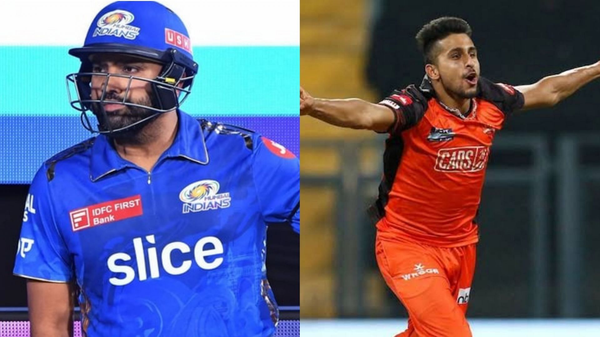 Umran Malik will be up against Rohit Sharma tonight (Image: IPL)