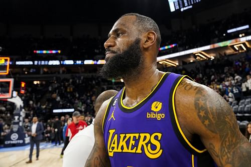 LA Lakers star forward LeBron James