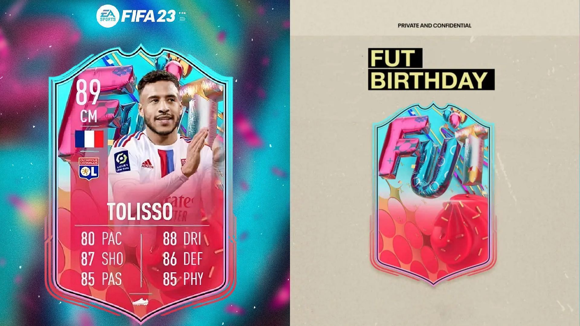 Corentin Tolisso FUT Birthday SBC Guide for FIFA 23 Ultimate Team (Image via EA Sports)