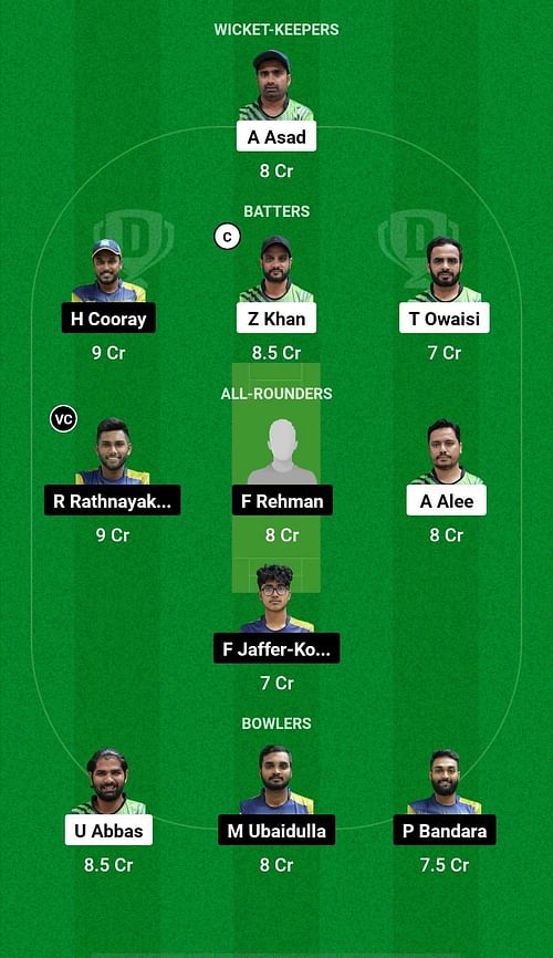 KHE vs OSC Dream11 Prediction - Sharjah Ramadan T10 League