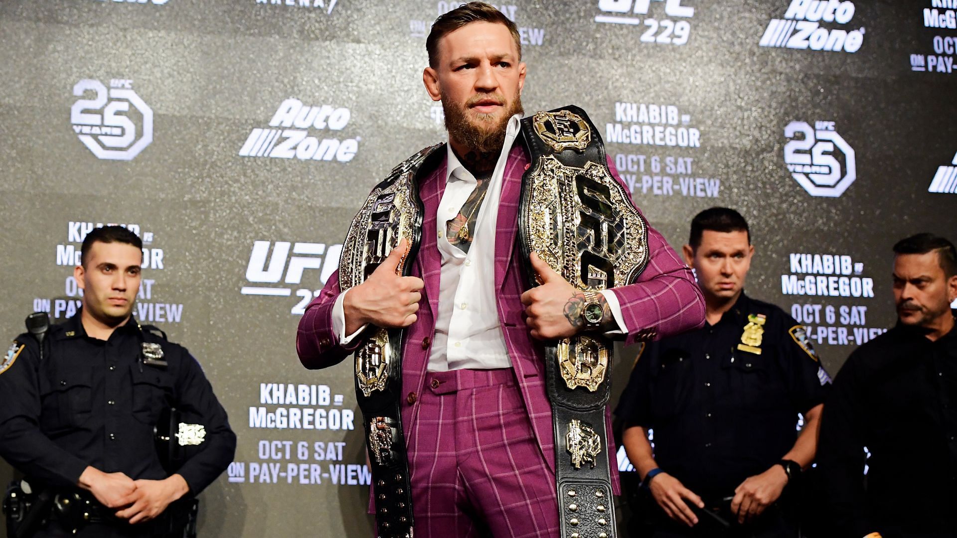 Conor McGregor at UFC 229 press conference