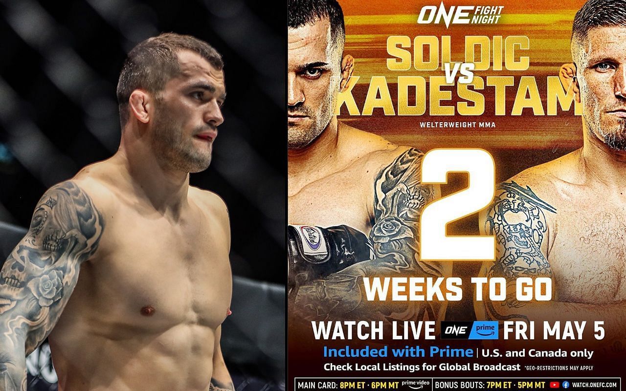 Roberto Soldic is ready for ONE Fight Night 10 war against Zebaztian Kadestam [Credit: ONE Championship]