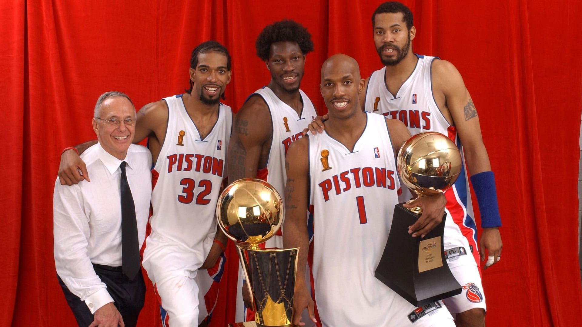 Detroit Pistons upset the LA Lakers for the 2004 NBA title
