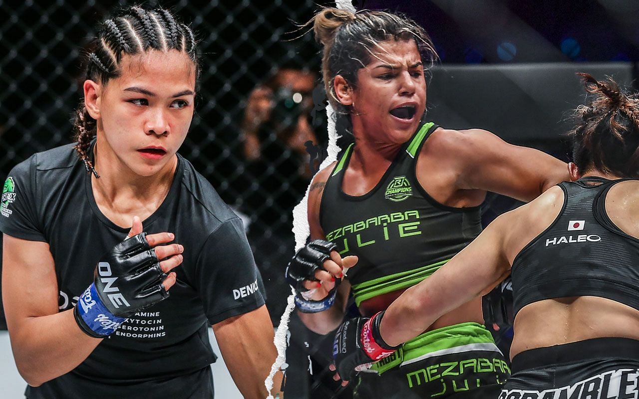 Denice Zamboanga and Julie Mezabarba | Photo by ONE Championship