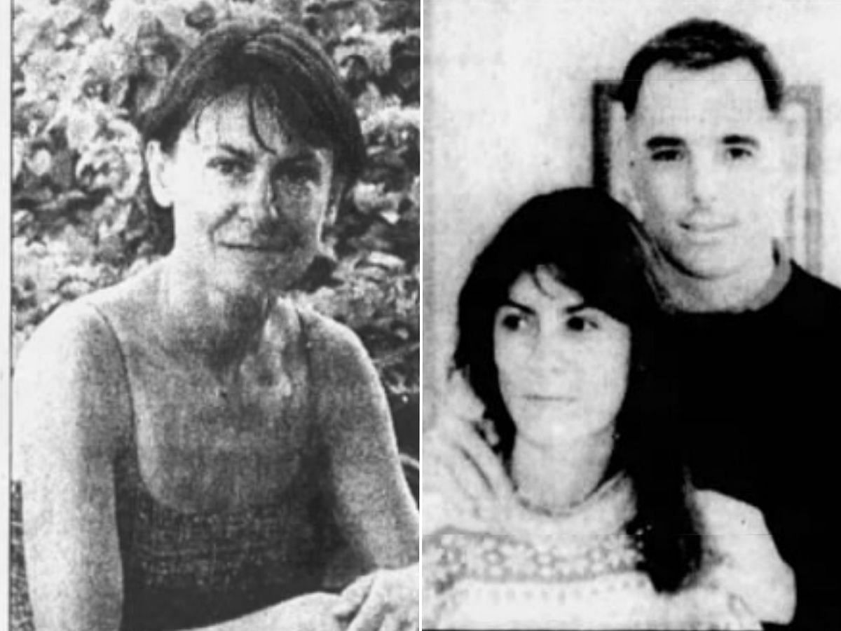 On the right is a picture of Marioara Shand with her husband, who died in a car accident in 1996 (Image via Find a Grave)