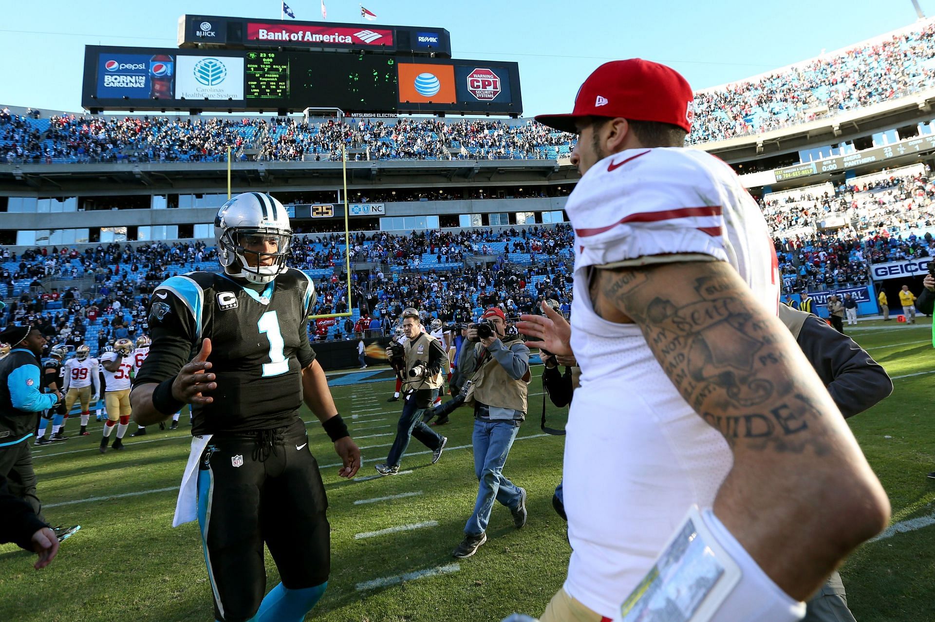 Cam Newton made a statement Colin Kaepernick never did