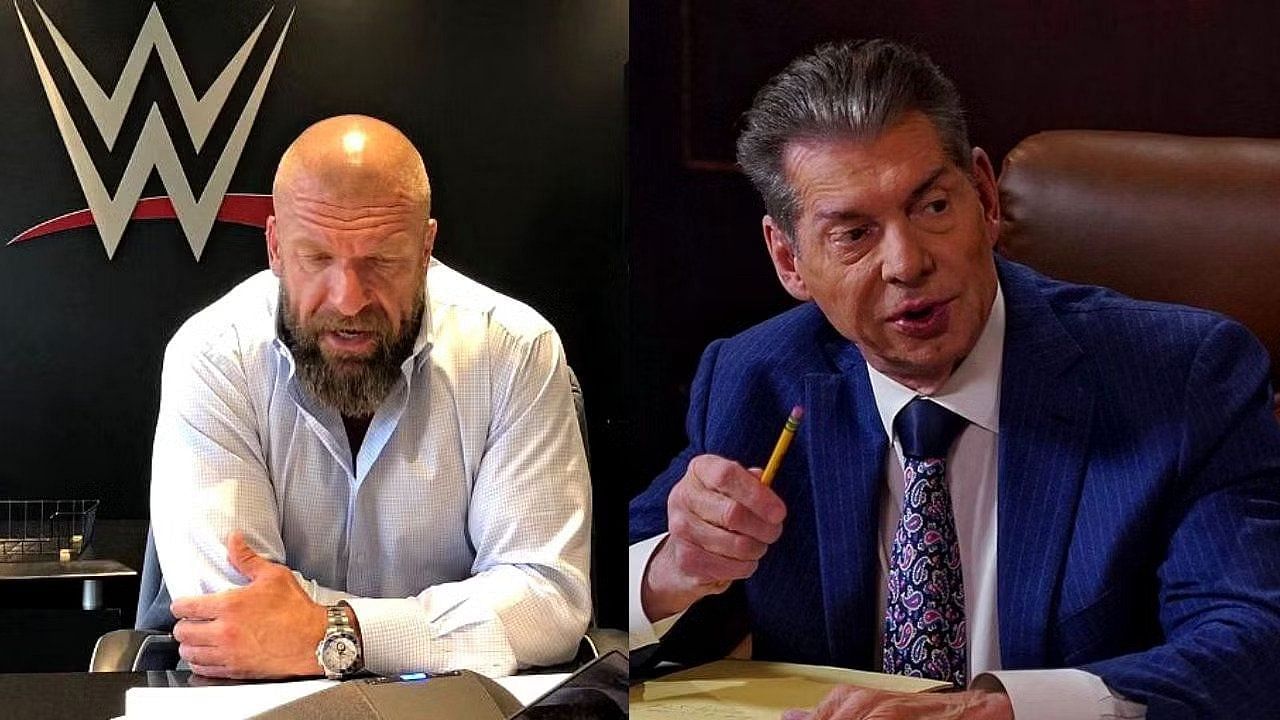Triple H(left) and Vince McMahon(right)