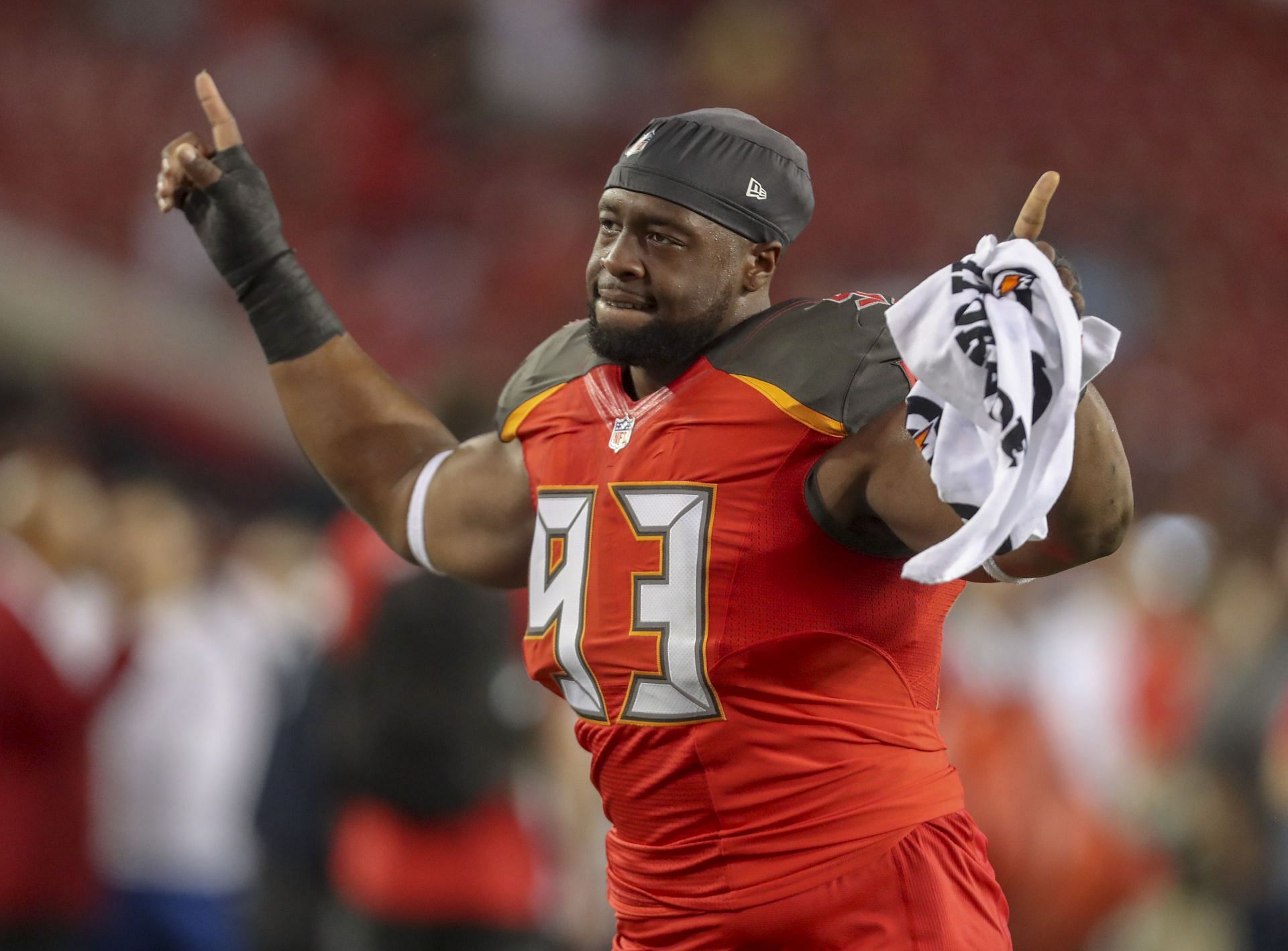 Former All-Pro Gerald McCoy paid a ridiculous amount of cash to get No. 93  jersey with Carolina Panthers