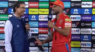 “Happy with my strike rate now?” – Shikhar Dhawan’s hilarious dig at Harsha Bhogle after unbeaten 99 off 66 balls vs SRH in IPL 2023