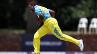 Henriette Ishimwe celebrating a wicket, Courtesy: ICC Cricket