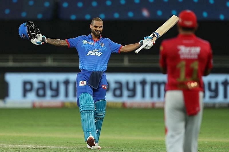 The veteran batter celebrates his second consecutive hundred during the IPL 2020 edition. (Pic: iplt20.com)