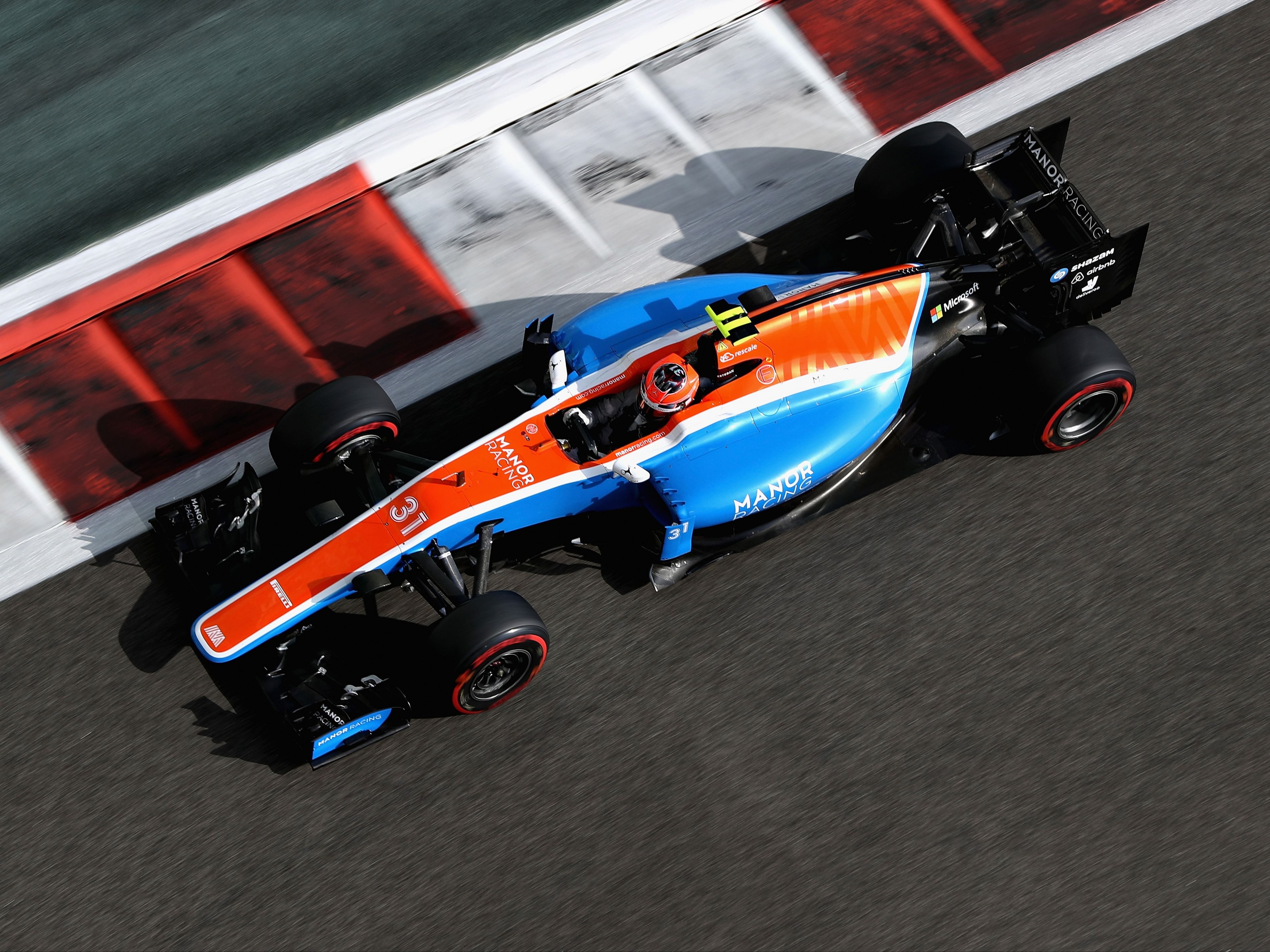 Esteban Ocon (31) on track during final practice for the 2016 F1 Abu Dhabi Grand Prix. (Photo by Mark Thompson/Getty Images)