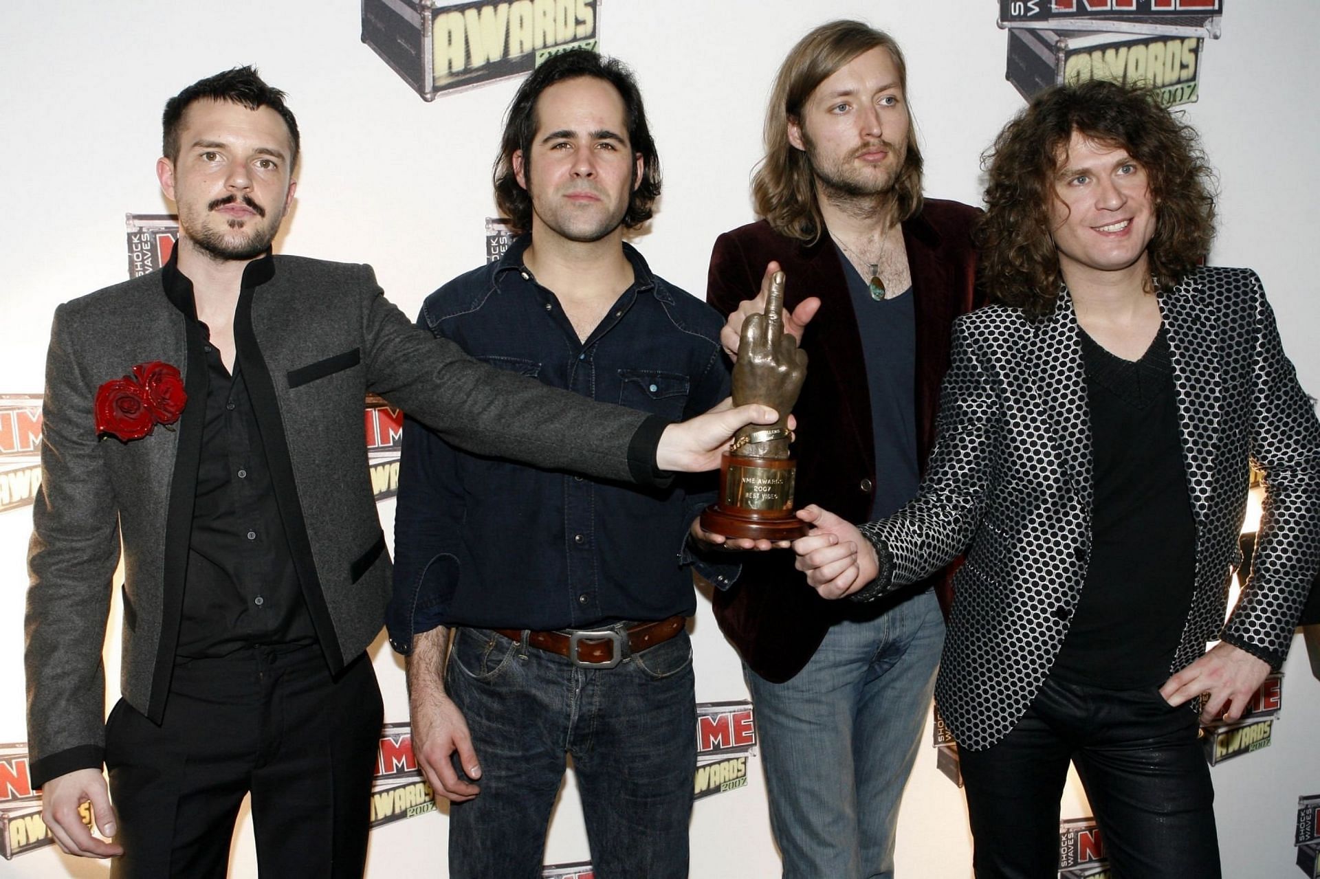 The Killers, one of the headliners of Ohana 2023, at the Hammersmith Palais in London, United Kingdom in 2007. (Image via Getty Images)