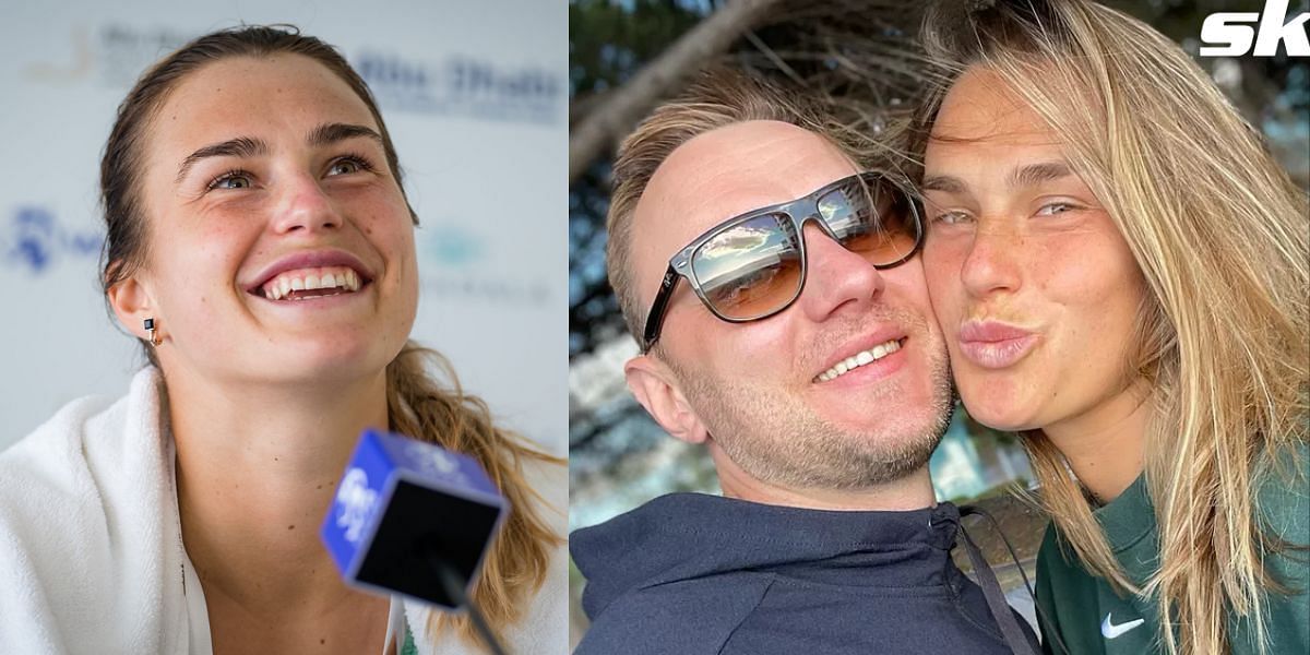 Aryna Sabalenka and her boyfriend Konstantin Koltsov