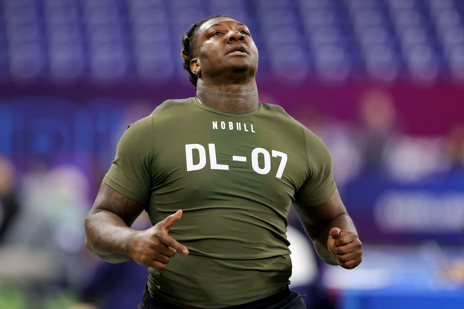 Gervon Dexter at the NFL Combine