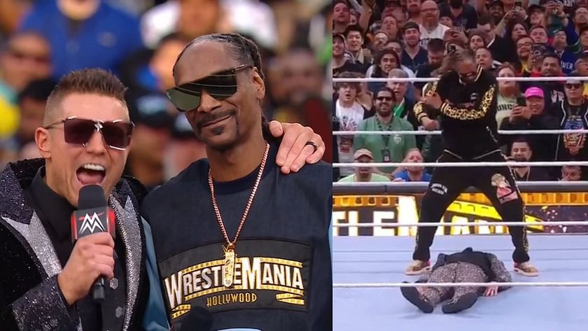 Snoop Dogg steps in at last second during WrestleMania