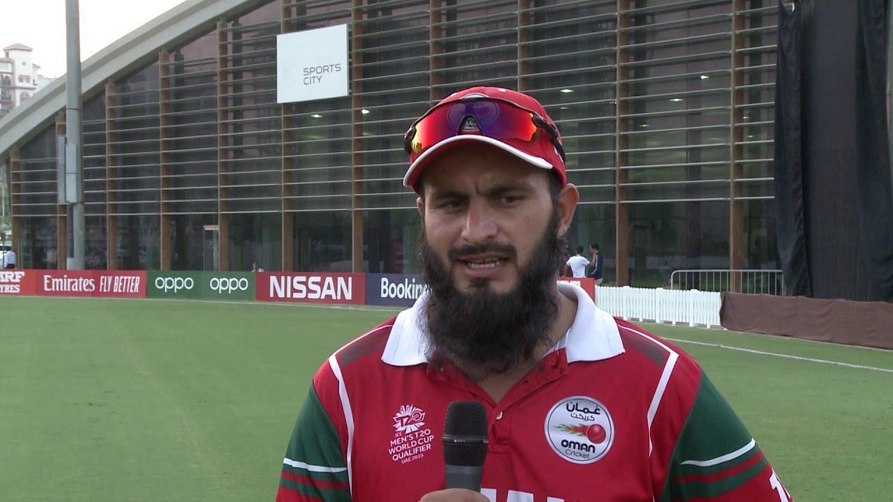 Zeeshan Maqsood of Oman (Image Courtesy: ICC Cricket)
