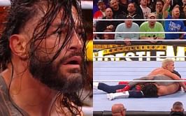 Roman Reigns busted open in title match against Cody Rhodes in WrestleMania main event